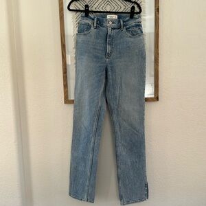 A&F curve love ultra high rise 90s straight leg